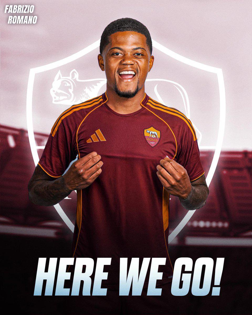 Here we go！罗马诺：罗马将先租后买签下维拉边锋利昂-贝利